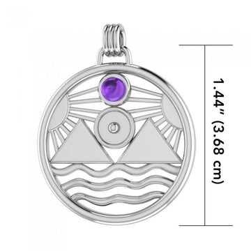 Four Elements Solar Power Pendant TP3576 - Jewelry